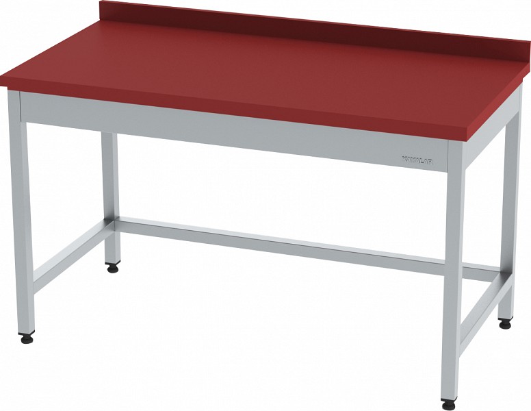 Polietilen Tablalı Paslanmaz Çalışma Tezgahı Açık 100x60x85