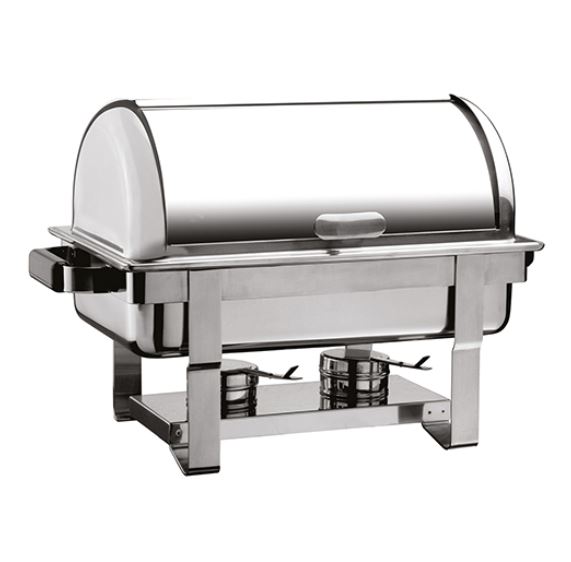 ''STOKTA YOK!'' Öztiryakiler Rolltop Kapak Chafing Dish - Reşo Jel Yakıtlı