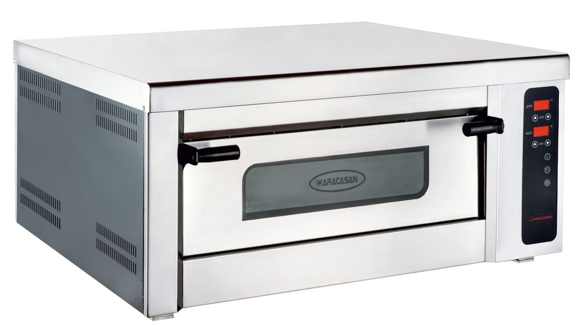 Karacasan Tek Katli Pizza Fırını 30 cm x 4 Pizza PFD 4 Dijital ''FİYAT SORUNUZ''