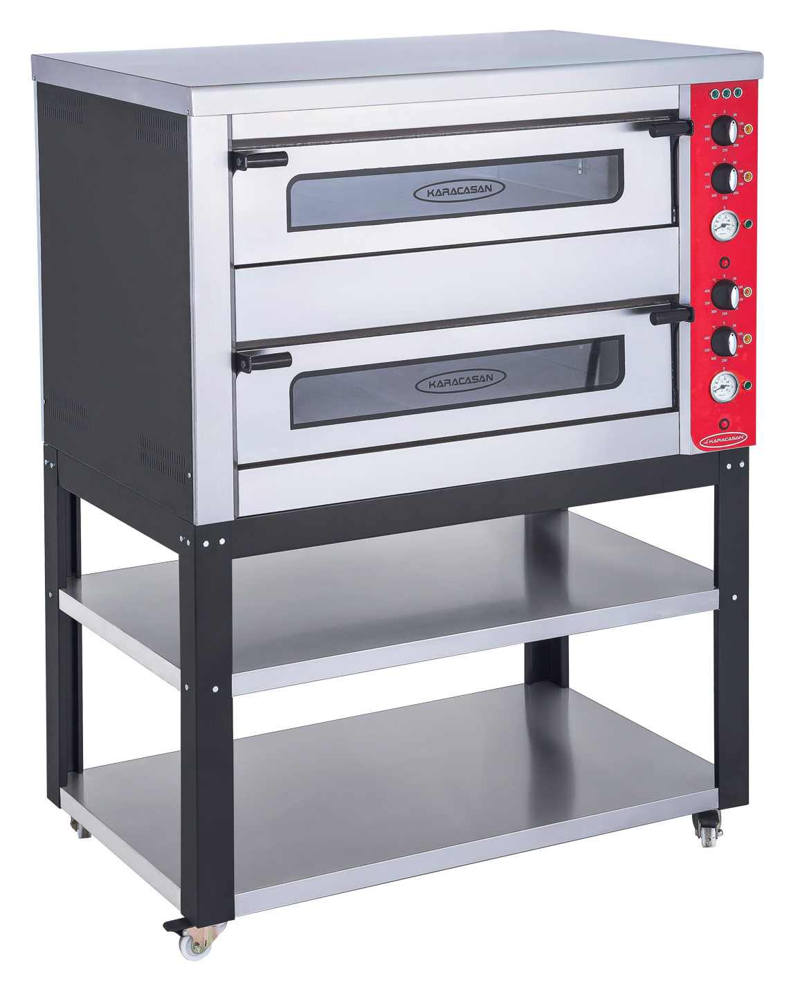 Karacasan Çift Katli Pizza Fırını 30 cm x 12Pizza PFE 12 ''FİYAT SORUNUZ''