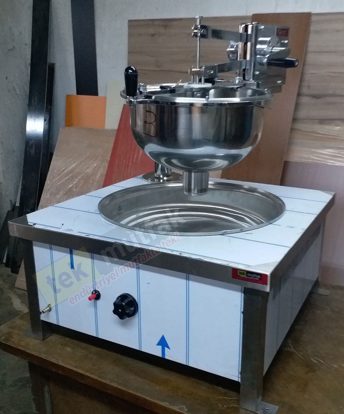 Set Üstü Lokma Pişirme Tezgahı - Manuel Makinalı Lokma Fritözü