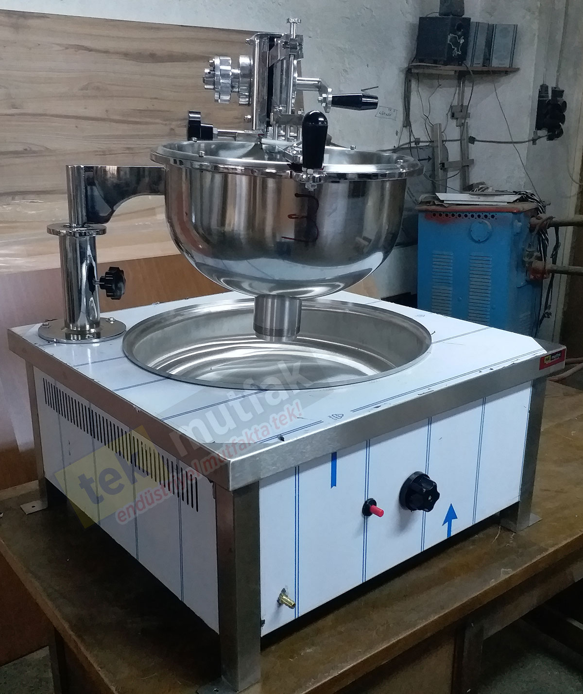 Set Üstü Elektrikli Lokma Pişirme Tezgahı - Manuel Lokma Dökme Makinalı Lokma Fritözü