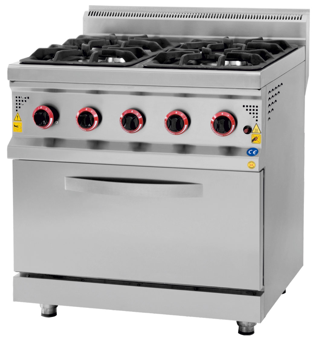 Karacasan Gazlı Ocak Fırınlı - Ce Belgeli Kuzine 4 Yanışlı 1 Fırınlı ''FİYAT SORUNUZ''