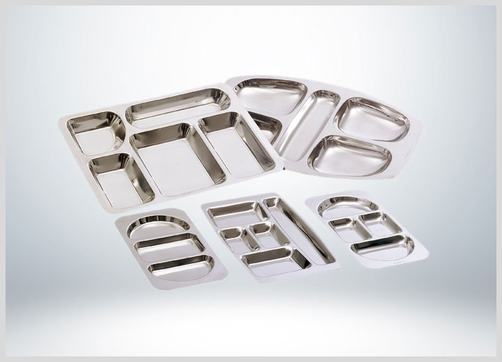 Yürük Kahvaltılık 3'lü Tabldot - Self Servis 0,60 MM Paslanmaz Çelik 304 