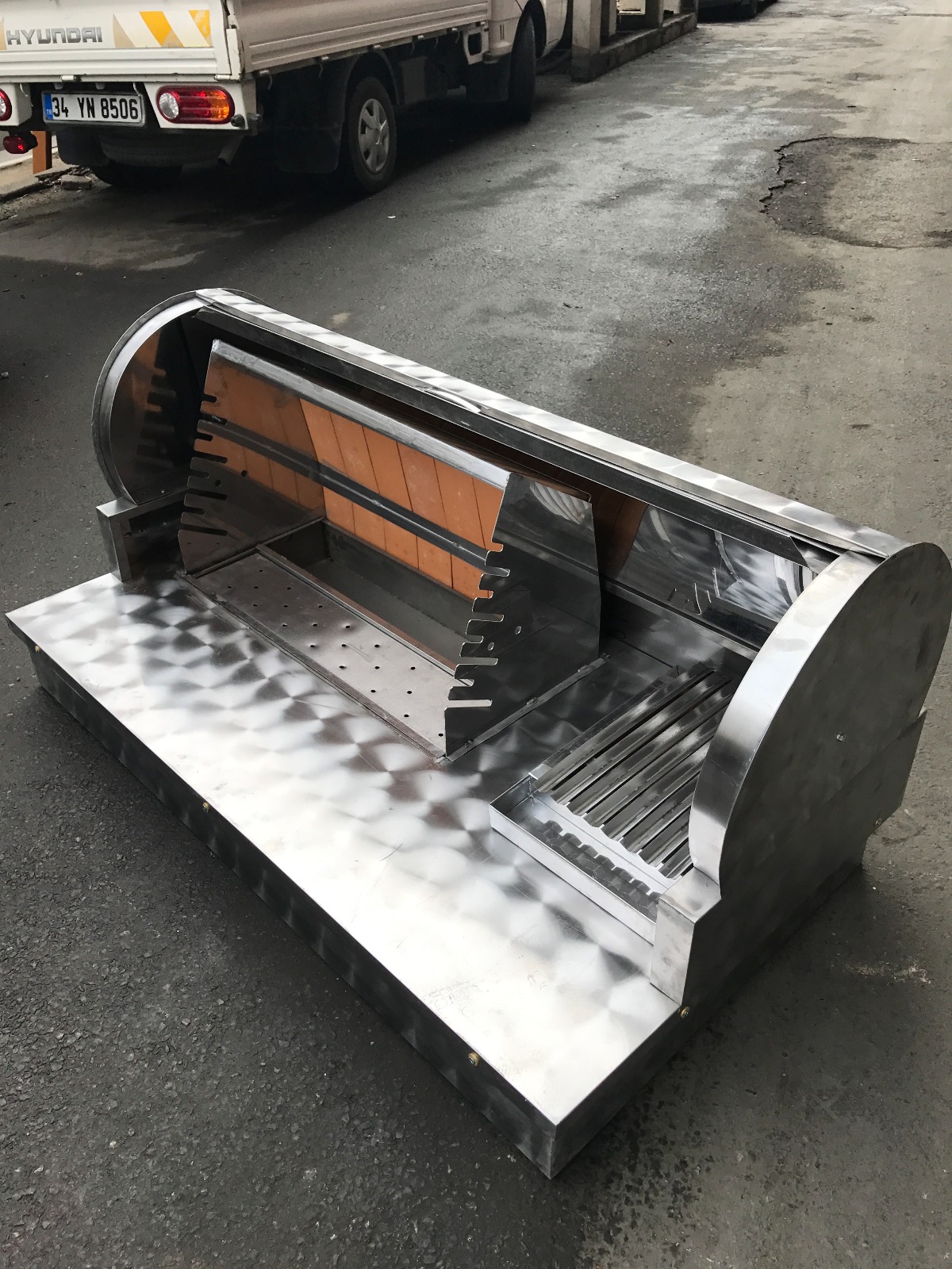 Kokoreç Tezgahı - Set Üstü Kokoreç Tezgahı - 120 cm "FİYAT SORUNUZ!"