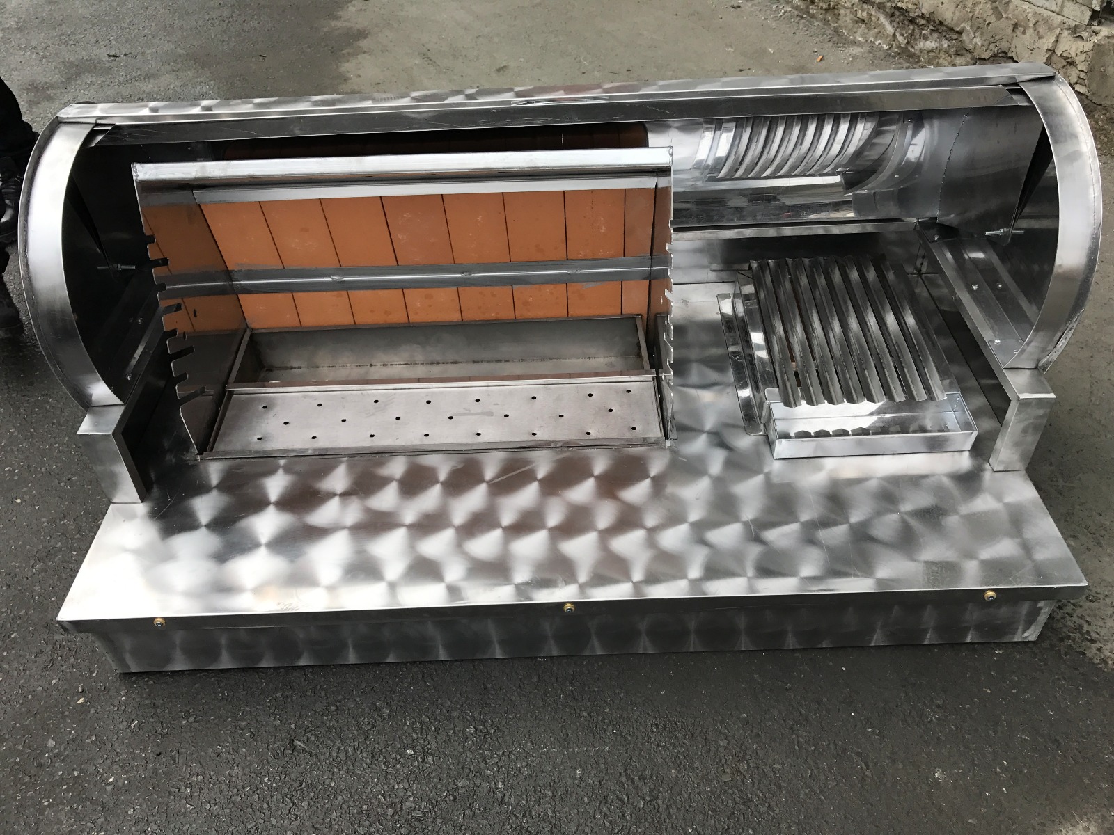 Kokoreç Tezgahı - Set Üstü Kokoreç Tezgahı - 120 cm "FİYAT SORUNUZ!"