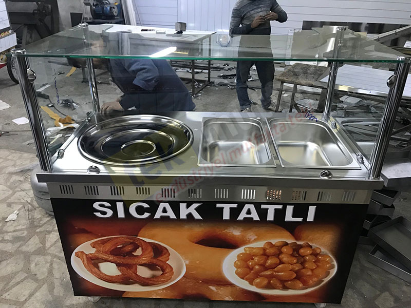 Lokma Tezgahı - Saray Lokma İzmir Lokma Tezgahı - 7 Litre lokma makinesi