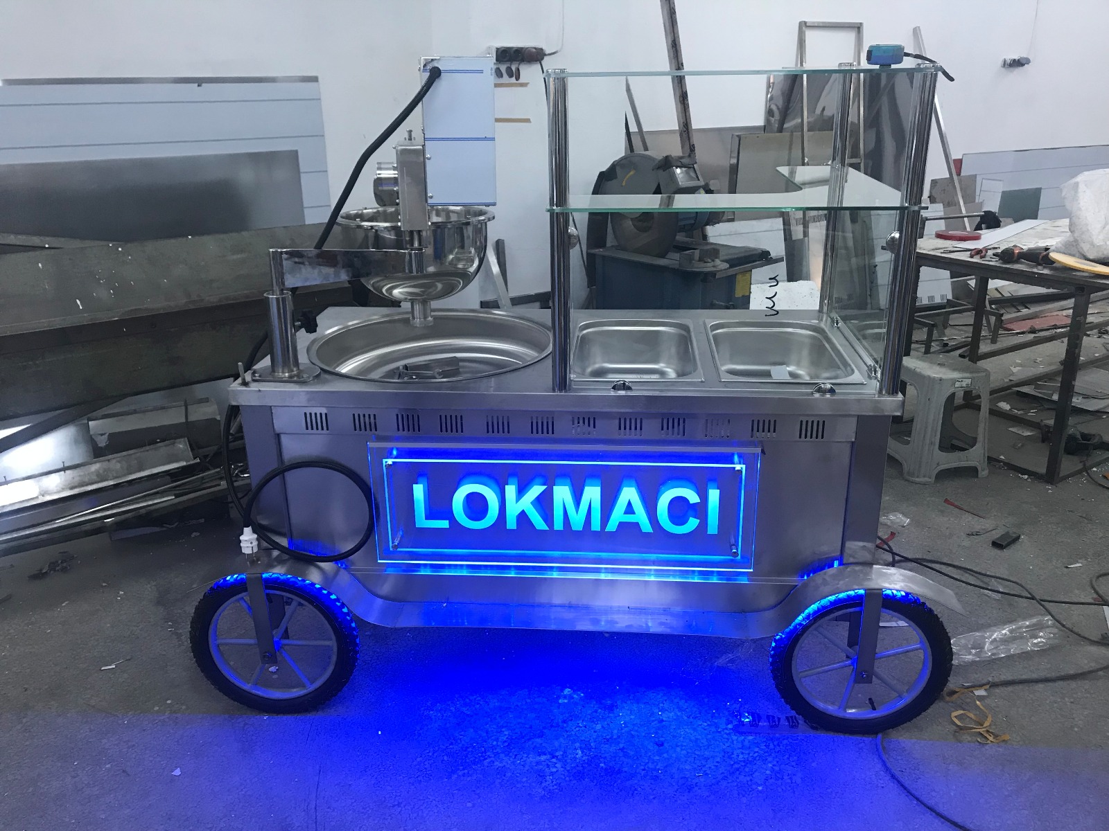 Lokma Tezgahı - Saray Seyyar Lokma Tezgahı - 7 Litre Lokma Makinesi