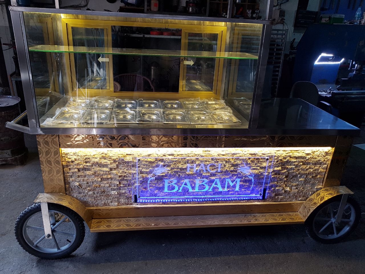 Seyyar Gold Kahvaltı Börek Simit Arabası