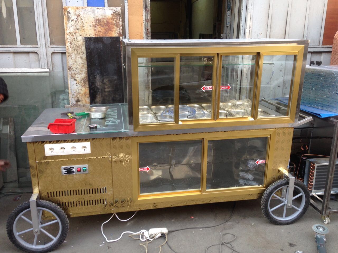 Seyyar Simit Kahvaltı Börek Arabası