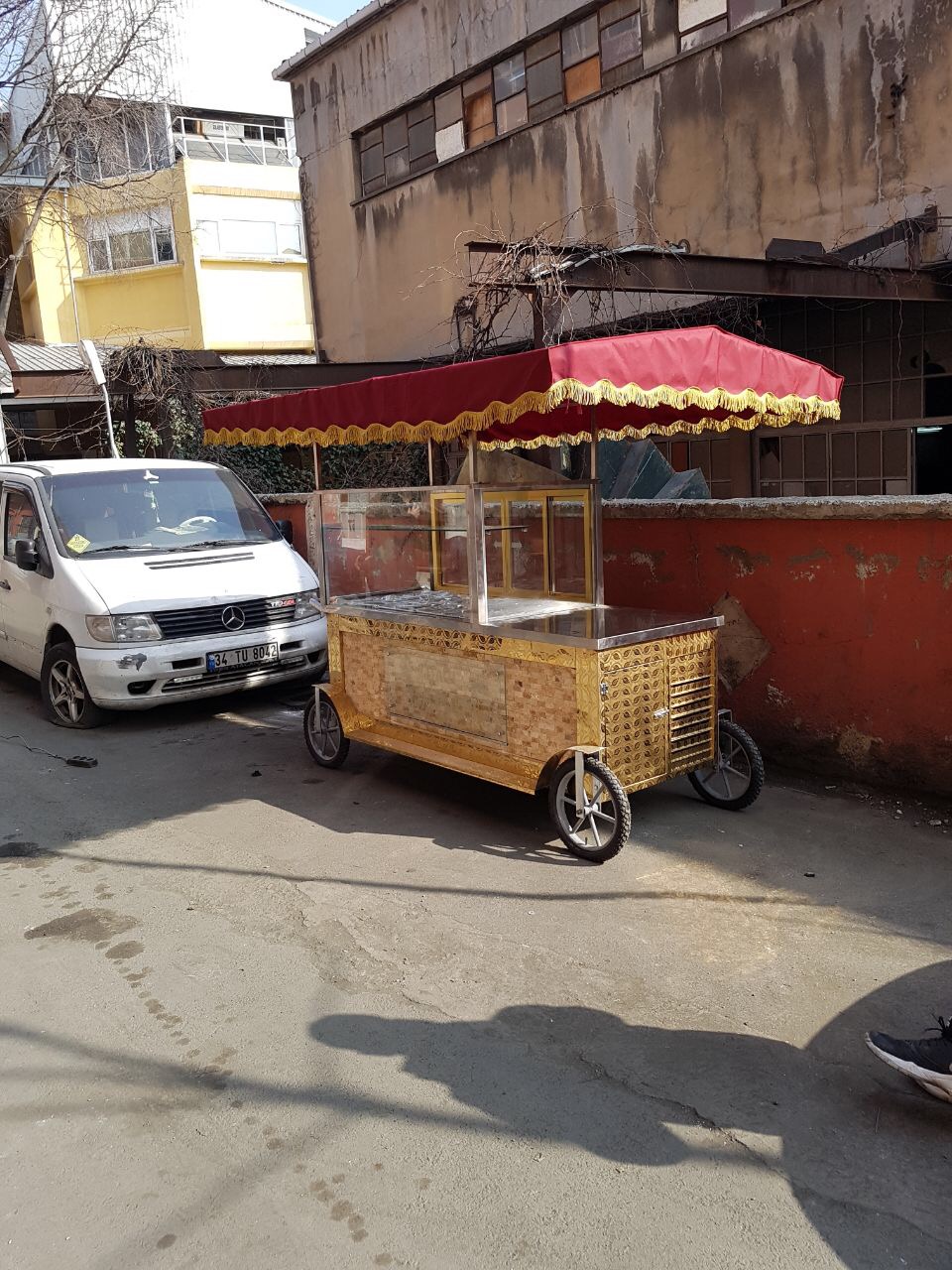 Seyyar Simit Kahvaltı Börek Arabası